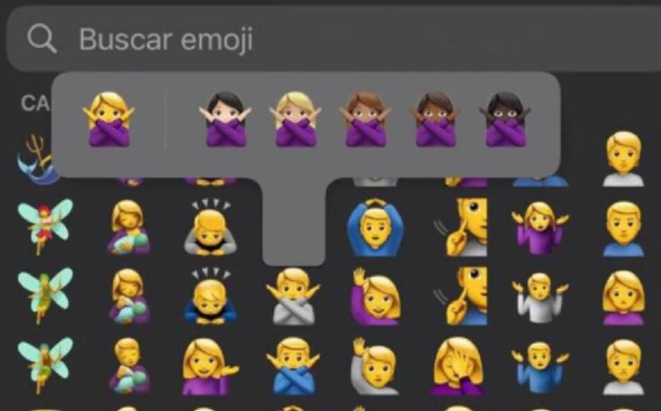 ¿Qué significa el emoji de la persona con los brazos en “X”?