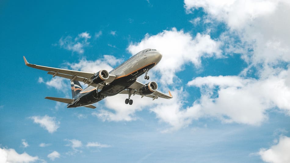 Avión, vuelo, viaje.