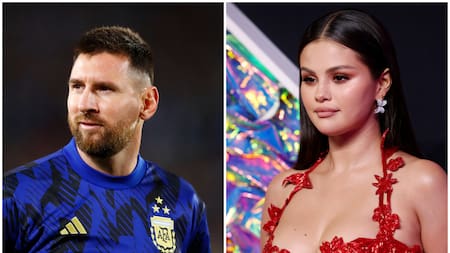 Lionel Messi y Selena Gómez. Fotos: Reuters.