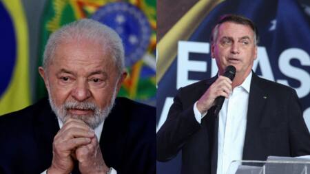 Jair Bolsonaro y Lula Da Silva, Brasil. Fotos: Reuters