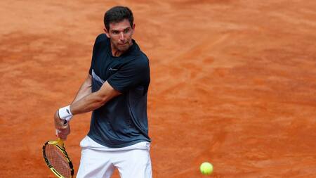 Federico Delbonis en el Masters 1000 de Roma, REUTERS