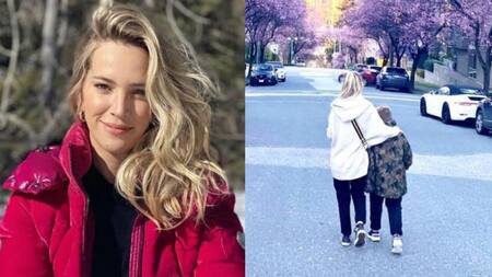 Emotivo mensaje de Luisana Lopilato a su hijo Noah: "No puedo creer estar caminando al lado de él"