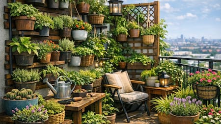 Guía rápida para embellecer tu balcón con plantas: cómo sumarlas sin perder espacio ni comodidad