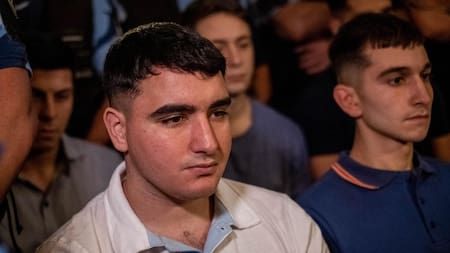 Rugbiers acusados por el crimen de Fernando Báez Sosa. Foto: Telam.