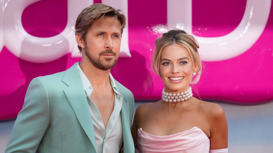 Ryan Gosling y Margot Robbie. Foto: Reuters.