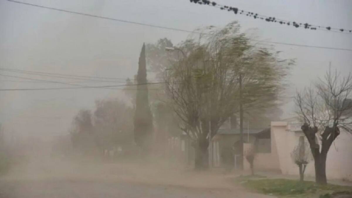 Fuertes vientos para dos provincias durante este domingo y lunes. Foto: NA.