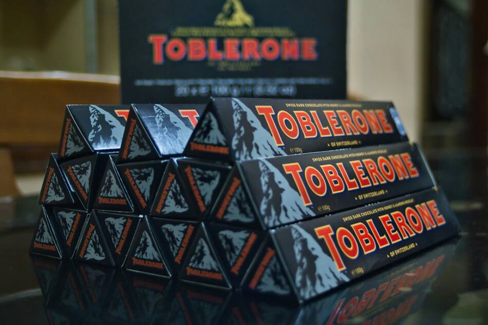 Chocolates Toblerone. Foto: Unsplash.