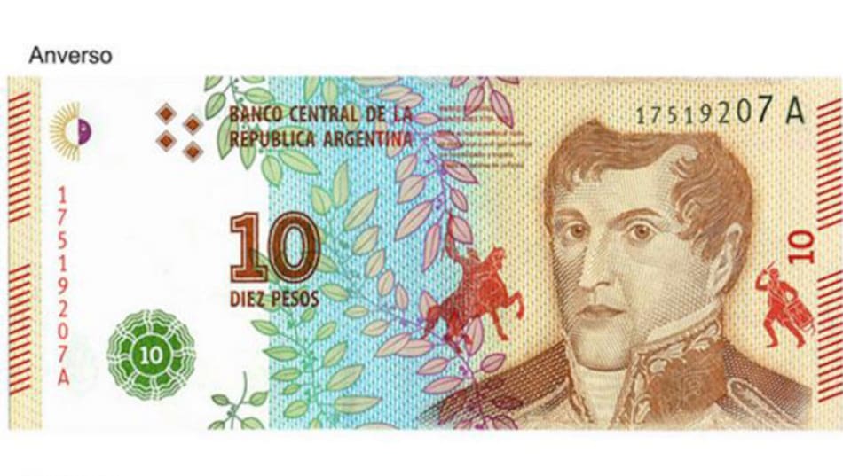 Nuevo billete de $ 10