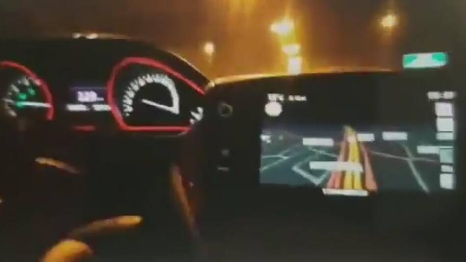 Video - se filman corriendo picada