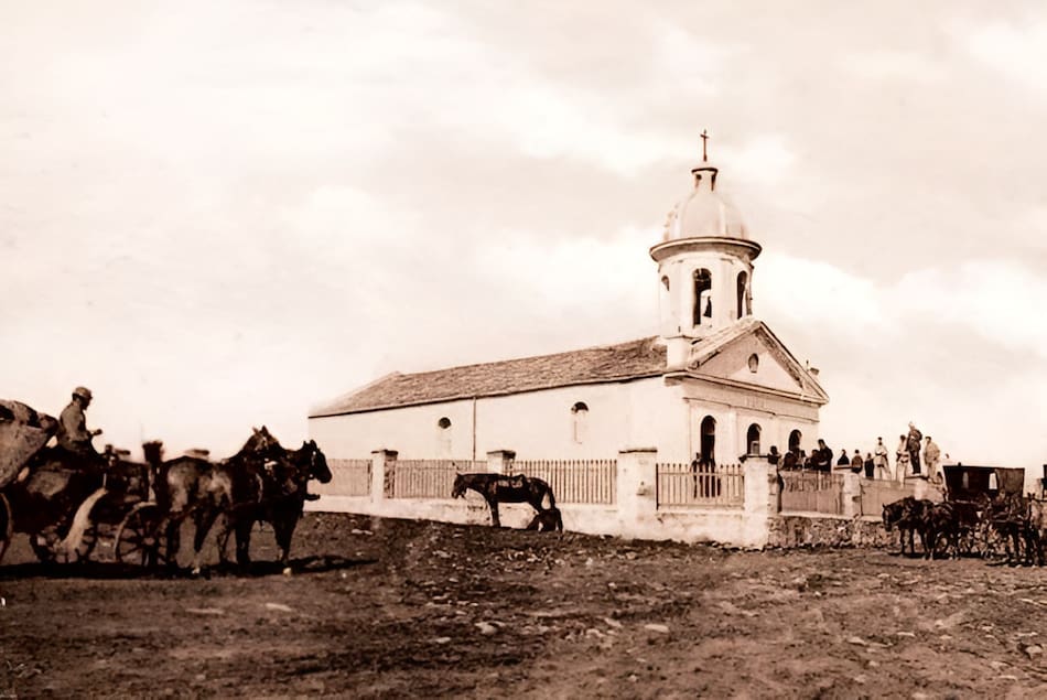La capilla Santa Cecilia durante los primeros años de Mar del Plata