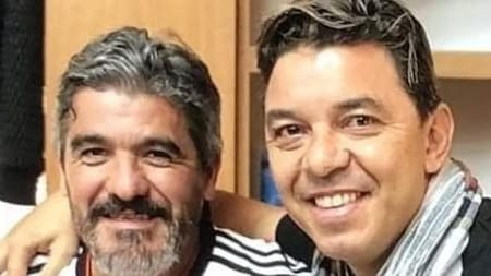 Burrito Ortega y Marcelo Gallardo