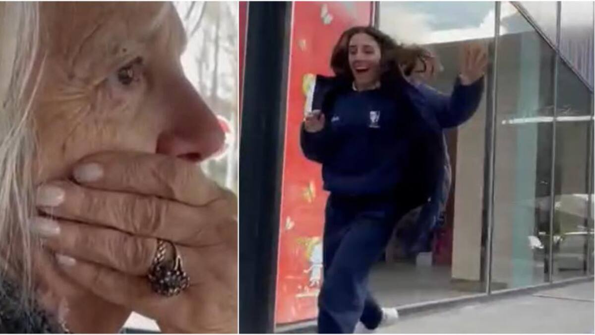 Abuela viral. Foto: captura de video.