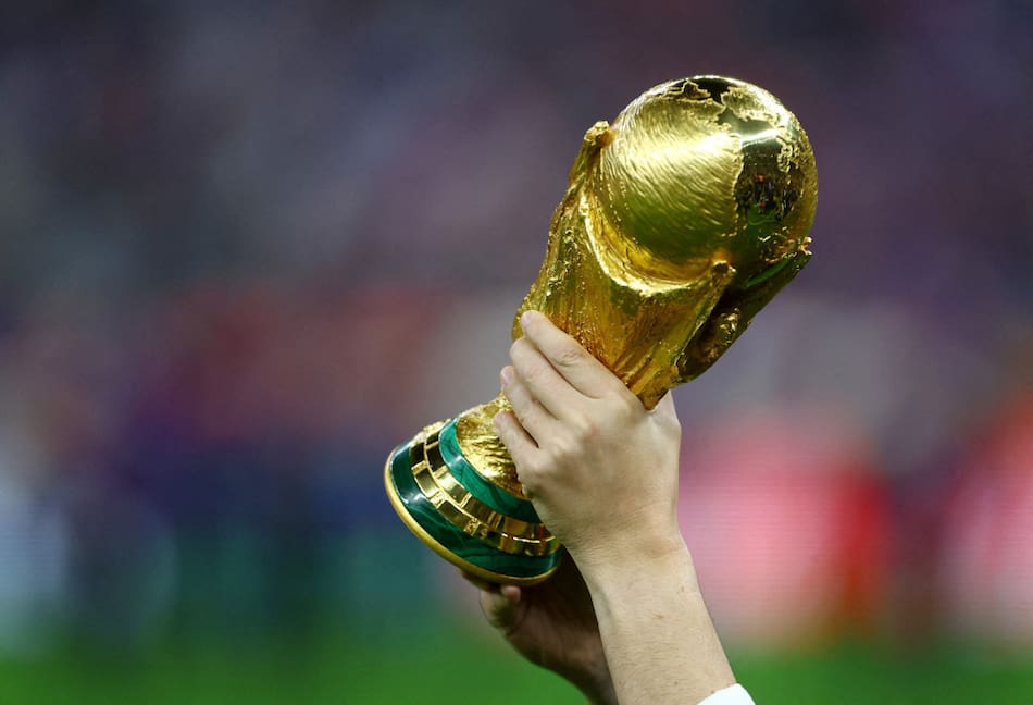 El trofeo de la Copa del Mundo. Foto: Reuters/Hannah Mckay.
