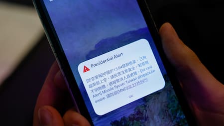 Alerta en Taiwán por satélite chino. Foto: Reuters.