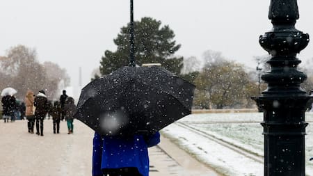 Cual es la diferencia entre nieve y graupel. Fuente: Reuters
