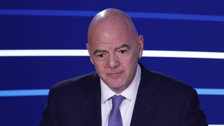 Gianni Infantino, presidente de la FIFA. Foto: Reuters.