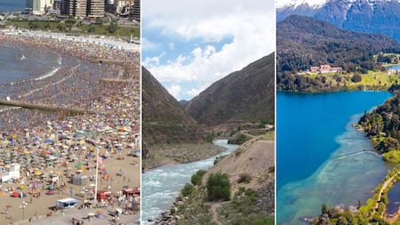 Mar del Plata, Mendoza, Bariloche
