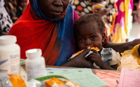 Desnutrición en África. Foto: Reuters/Abubakar Garelnabei.