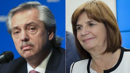Alberto Fernández y Patricia Bullrich, NA