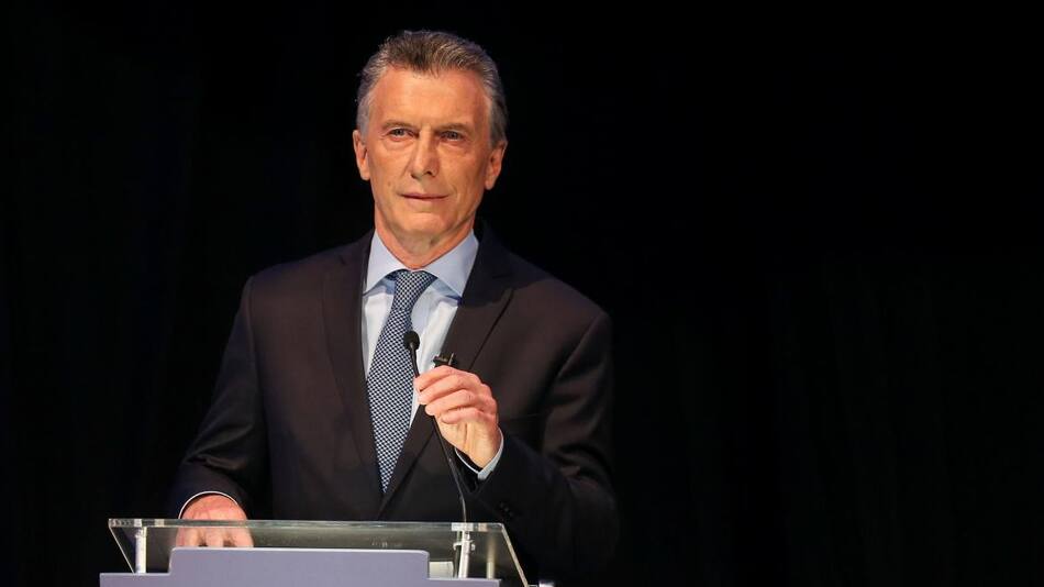 Mauricio Macri en el debate de candidatos a presidente 2019, REUTERS
