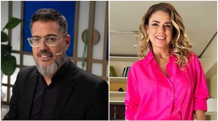 Rolando Barbano y Marina Calabró. Fotos: Instagram.