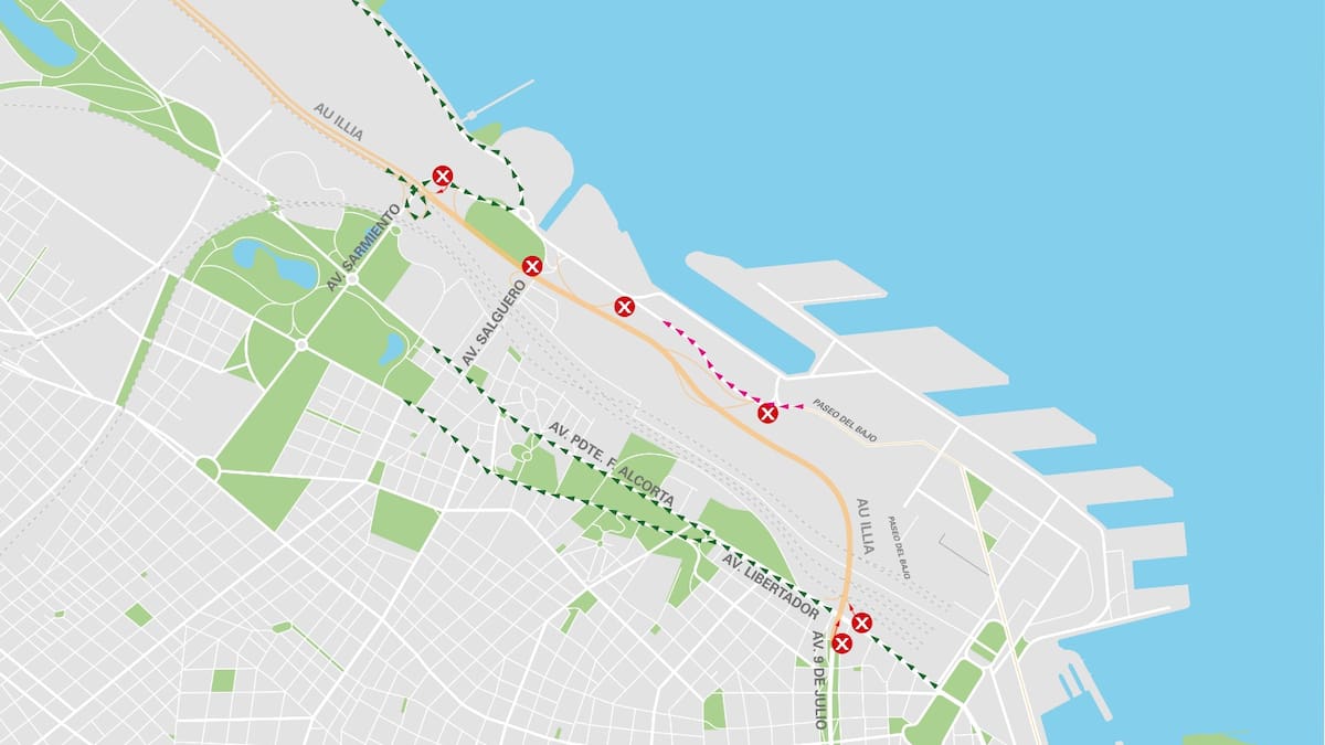 Obras de ampliación del Puente Labruna.