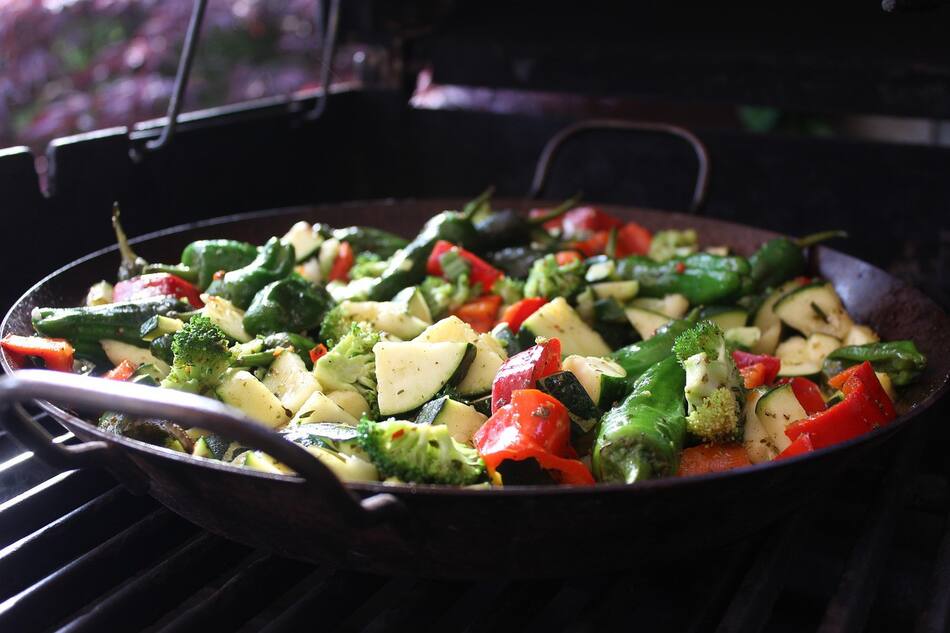 Vegetales asados, vegetales. Foto: Pixabay