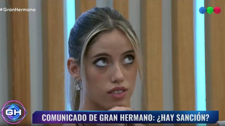 Denisse de Gran Hermano fue sancionada. Foto: Captura.