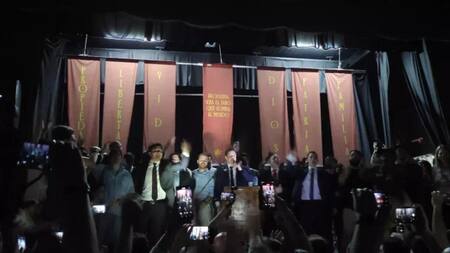 Lanzaron la agrupación "Las fuerzas del cielo". Foto: NA.