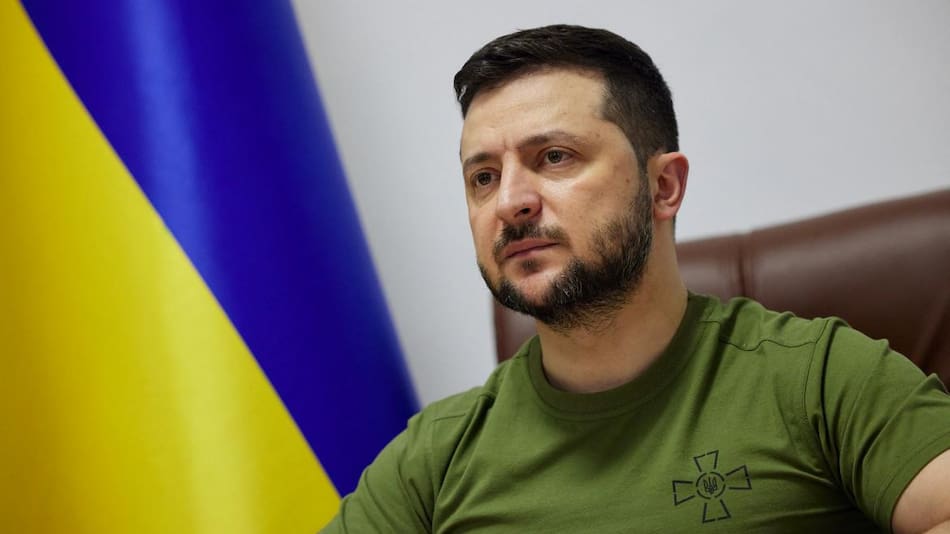 Volodímir Zelenski, presidente de Ucrania. Foto: Reuters.