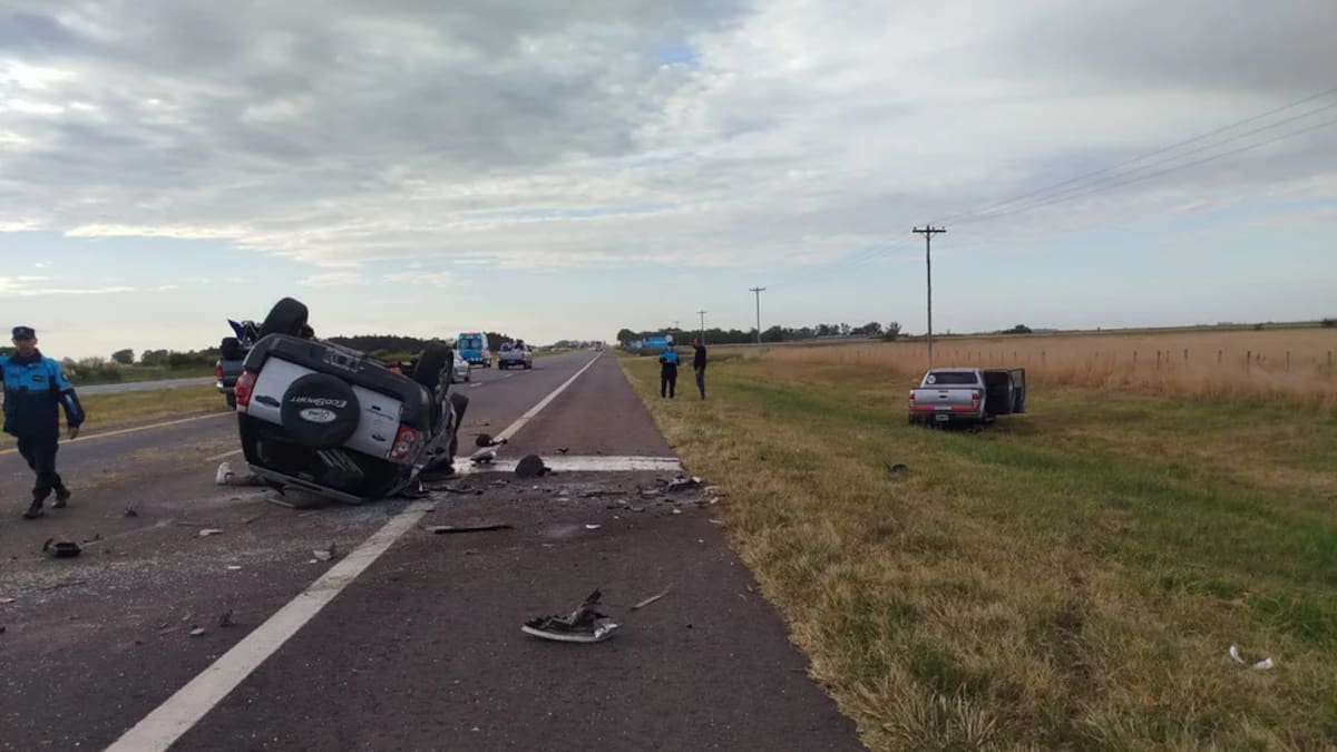 Choque fatal en la ruta 2.