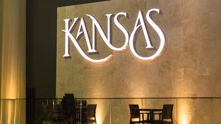 El exclusivo restaurante Kansas.