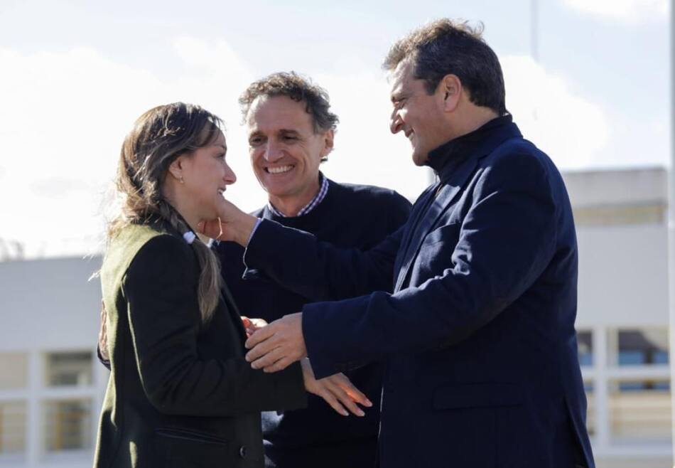 Malena Galmarini, acto de AySA. Crédito: prensa