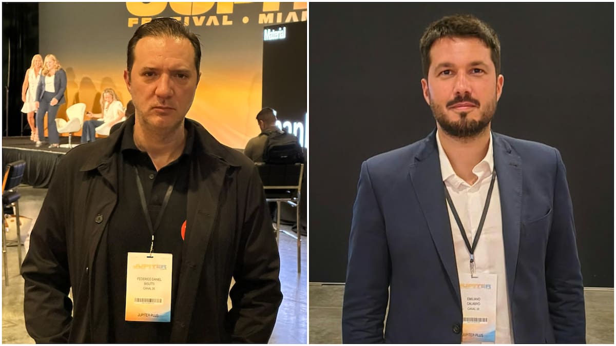 Federico Bisutti, director de Noticias de Canal 26 asistió al Festival Jupiter 2026 en Miami