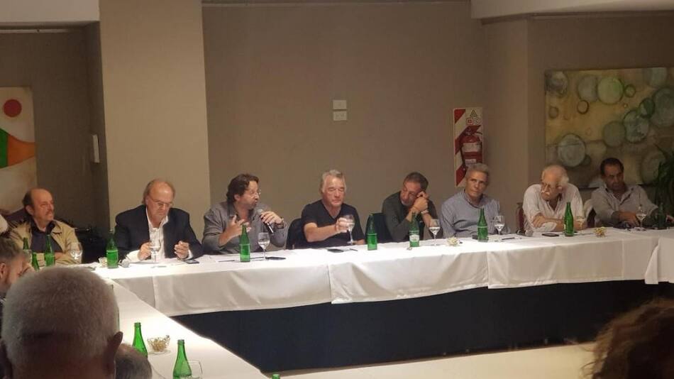 Tradicional asado de Luis Barrionuevo en el hotel Uthgra