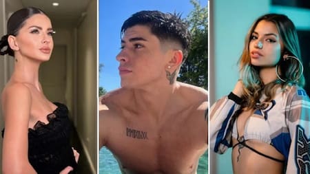 China Suárez, Lauty Gram y Madison Segreti. NA