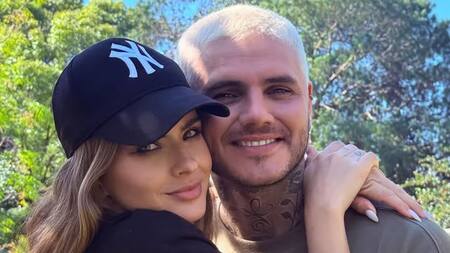 La China Suárez y Mauro Icardi. Foto: Instagram @sangrejaponesa