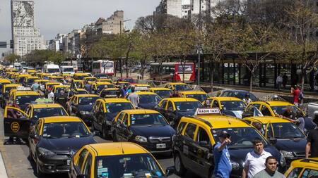 Protestas taxistas, NA