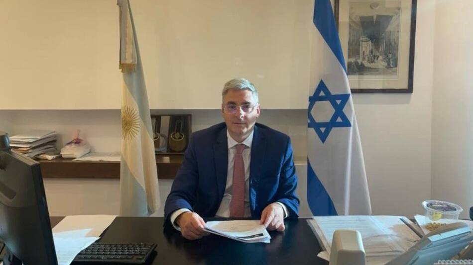 Francisco Tropepi, ministro a cargo de la embajada de Argentina en Tel Aviv. Foto: NA.
