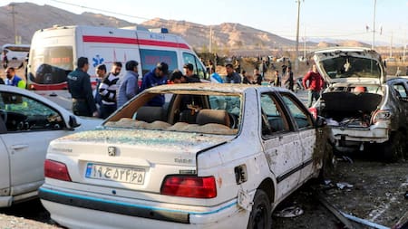 Daños en Irán tras ataque terrorista. Foto: EFE.