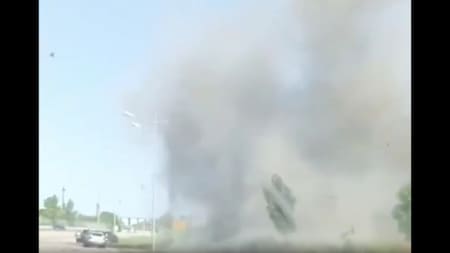 Nuevos ataques ucranianos contra Belgorod, Rusia. Foto: Captura de pantalla.