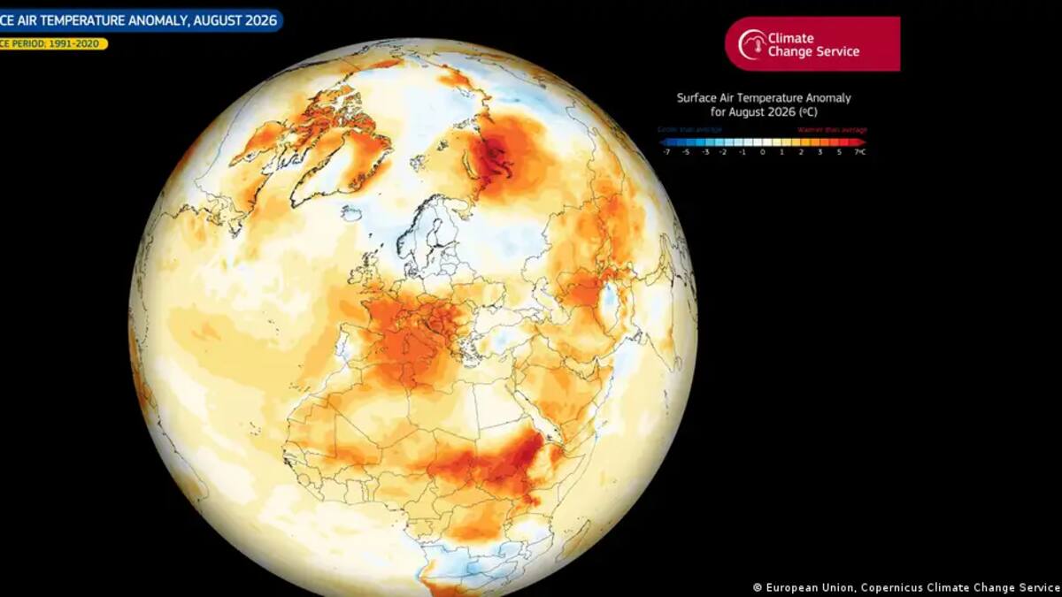 Alarmante récord climático: según Copernicus, agosto se convirtió en el mes más caluroso registrado en la historia