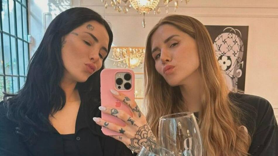 Cande y Mica Tinelli. Foto: Instagram.