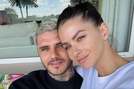 Mauro Icardi y la China Suárez. Foto: Instagram.