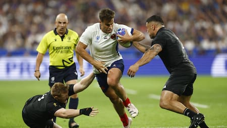 Mundial de rugby: Francia dio el batacazo y venció en el debut a una desconocida Nueva Zelanda