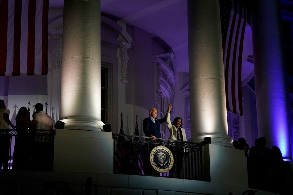 Joe Biden y Kamala Harris. Foto: Reuters