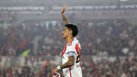 Enzo Pérez; River Plate. Foto: NA.