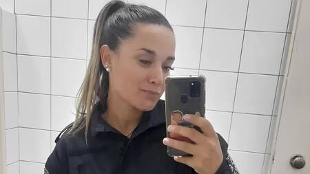 Giuliana Bocamazi, policía de la Bonaerense que fue detenida por formar parte de una banda delictiva.