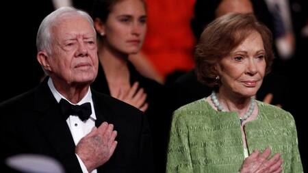 Jimmy Carter y Rosalyn Carter. Foto: REUTERS.