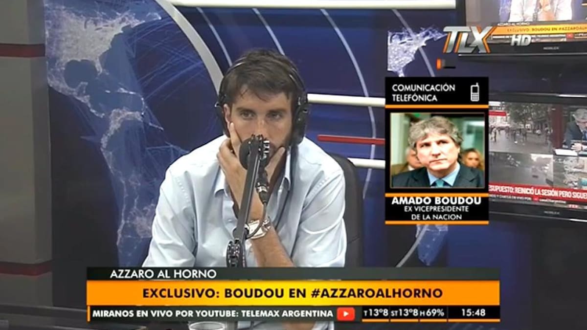 Amado Boudou, Flavio Azzaro, Radio Latina, entrevista exclusiva, política